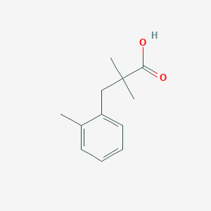 Benzenepropanoic acid, alpha,alpha,2-trimethyl- Benzenepropanoic acid, alpha,alpha,2-trimethyl-