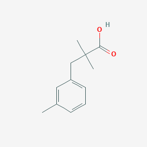 Benzenepropanoic acid, alpha,alpha,3-trimethyl- Benzenepropanoic acid, alpha,alpha,3-trimethyl-