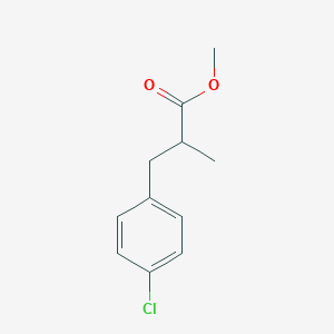 Benzenepropanoic acid, 4-chloro-alpha-methyl-, methyl ester Benzenepropanoic acid, 4-chloro-alpha-methyl-, methyl ester