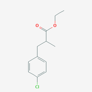 Benzenepropanoic acid, 4-chloro-alpha-methyl-, ethyl ester Benzenepropanoic acid, 4-chloro-alpha-methyl-, ethyl ester
