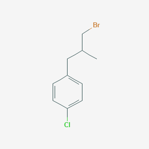 Benzene, 1-(3-bromo-2-methylpropyl)-4-chloro- Benzene, 1-(3-bromo-2-methylpropyl)-4-chloro-