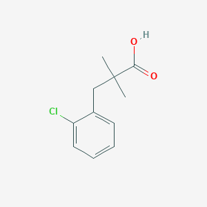 Benzenepropanoic acid, 2-chloro-alpha,alpha-dimethyl- Benzenepropanoic acid, 2-chloro-alpha,alpha-dimethyl-