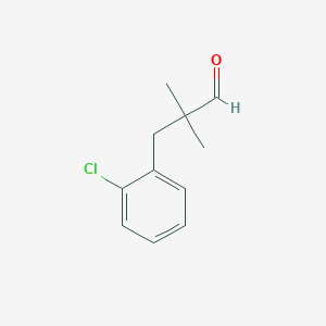 Benzenepropanal, 2-chloro-alpha,alpha-dimethyl- Benzenepropanal, 2-chloro-alpha,alpha-dimethyl-