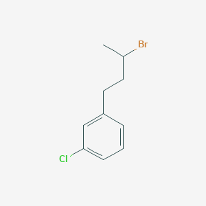 Benzene, 1-(3-bromobutyl)-3-chloro- Benzene, 1-(3-bromobutyl)-3-chloro-