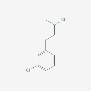 Benzene, 1-chloro-3-(3-chlorobutyl)- Benzene, 1-chloro-3-(3-chlorobutyl)-