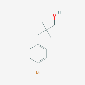 Benzenepropanol, 4-bromo-beta,beta-dimethyl- Benzenepropanol, 4-bromo-beta,beta-dimethyl-
