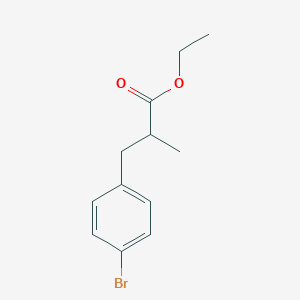 Benzenepropanoic acid, 4-bromo-alpha-methyl-, ethyl ester