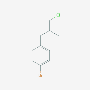 1-bromo-4-(3-chloro-2-methylpropyl)benzene