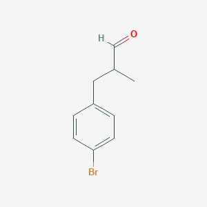 3-(4-bromophenyl)-2-methylpropanal