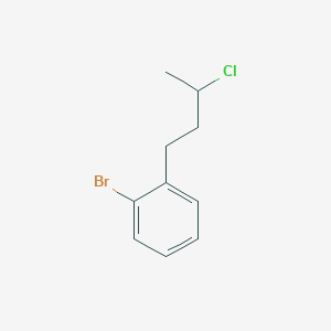  Benzene, 1-bromo-2-(3-chlorobutyl)-