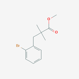 methyl 3-(2-bromophenyl)-2,2-dimethylpropanoate