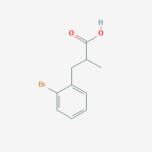 Benzenepropanoic acid, 2-bromo-alpha-methyl- 
