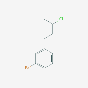 Benzene, 1-bromo-3-(3-chlorobutyl)- 