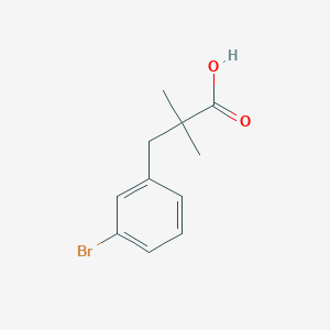 Benzenepropanoic acid, 3-bromo-alpha,alpha-dimethyl- Benzenepropanoic acid, 3-bromo-alpha,alpha-dimethyl-