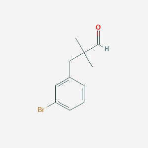Benzenepropanal, 3-bromo-alpha,alpha-dimethyl- Benzenepropanal, 3-bromo-alpha,alpha-dimethyl-
