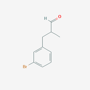 3-(3-bromophenyl)-2-methylpropanal