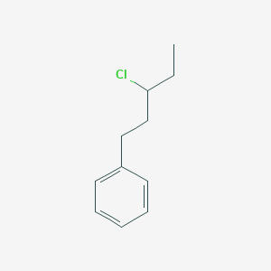 Benzene, (3-chloropentyl)- 