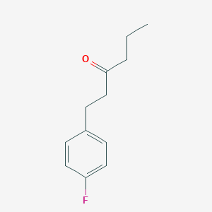3-Hexanone, 1-(4-fluorophenyl)- 