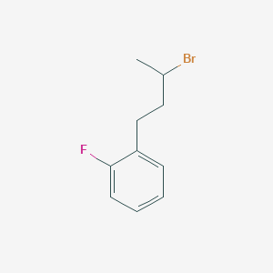 Benzene, 1-(3-bromobutyl)-2-fluoro-