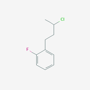 Benzene, 1-(3-chlorobutyl)-2-fluoro- 