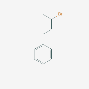 Benzene, 1-(3-bromobutyl)-4-methyl- Benzene, 1-(3-bromobutyl)-4-methyl-