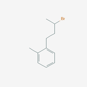 Benzene, 1-(3-bromobutyl)-2-methyl- Benzene, 1-(3-bromobutyl)-2-methyl-