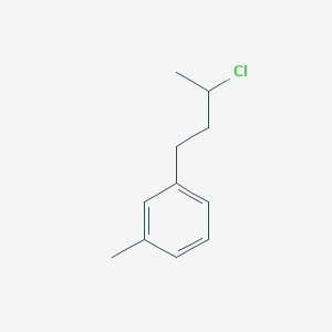 Benzene, 1-(3-chlorobutyl)-3-methyl- Benzene, 1-(3-chlorobutyl)-3-methyl-