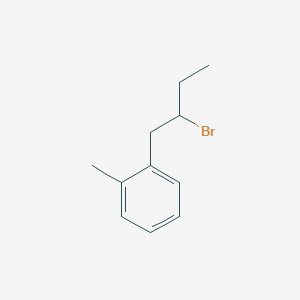 Benzene, 1-(2-bromobutyl)-2-methyl- Benzene, 1-(2-bromobutyl)-2-methyl-