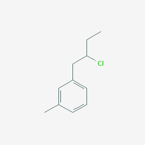 Benzene, 1-(2-chlorobutyl)-3-methyl- Benzene, 1-(2-chlorobutyl)-3-methyl-