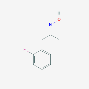 2-Propanone, 1-(2-fluorophenyl)-, oxime 2-Propanone, 1-(2-fluorophenyl)-, oxime