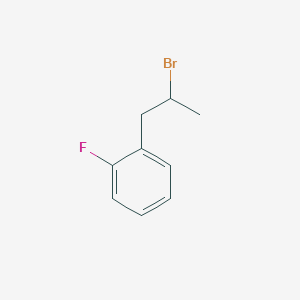 Benzene, 1-(2-bromopropyl)-2-fluoro- Benzene, 1-(2-bromopropyl)-2-fluoro-