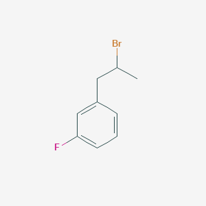 Benzene, 1-(2-bromopropyl)-3-fluoro- 