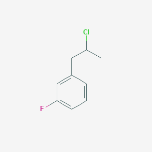 Benzene, 1-(2-chloropropyl)-3-fluoro- 
