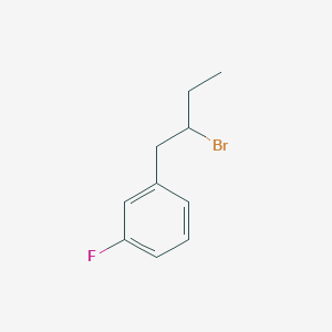 Benzene, 1-(2-bromobutyl)-3-fluoro- 