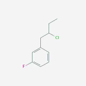 Benzene, 1-(2-chlorobutyl)-3-fluoro-