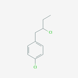 Benzene, 1-chloro-4-(2-chlorobutyl)- 