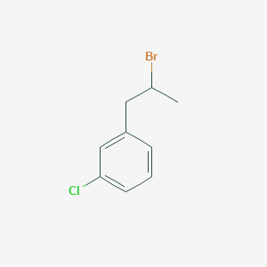 Benzene, 1-(2-bromopropyl)-3-chloro- 