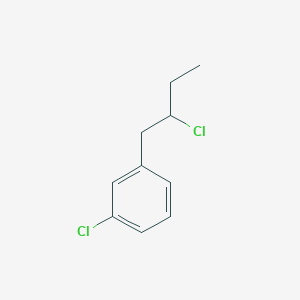 Benzene, 1-chloro-3-(2-chlorobutyl)- 