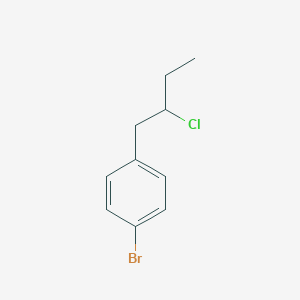 Benzene, 1-bromo-4-(2-chlorobutyl)- 