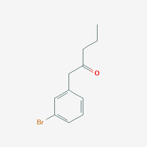2-Pentanone, 1-(3-bromophenyl)- 