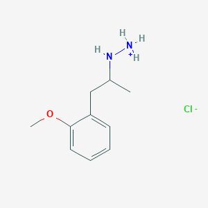 [1-(2-methoxyphenyl)propan-2-yl]hydrazinium chloride
