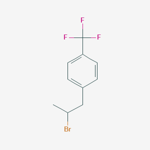 Benzene, 1-(2-bromopropyl)-4-(trifluoromethyl)- 