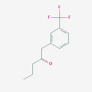 1-[3-(trifluoromethyl)phenyl]pentan-2-one 