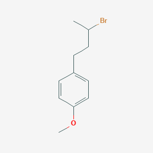 Benzene, 1-(3-bromobutyl)-4-methoxy- Benzene, 1-(3-bromobutyl)-4-methoxy-