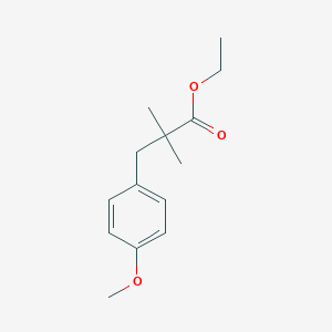 Benzenepropanoic acid, 4-methoxy-alpha,alpha-dimethyl-, ethyl ester