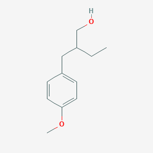 2-[(4-methoxyphenyl)methyl]butan-1-ol 