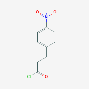 Benzenepropanoyl chloride, 4-nitro- Benzenepropanoyl chloride, 4-nitro-
