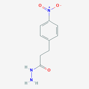 Benzenepropanoic acid, 4-nitro-, hydrazide Benzenepropanoic acid, 4-nitro-, hydrazide