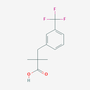 Benzenepropanoic acid, alpha,alpha-dimethyl-3-(trifluoromethyl)- 