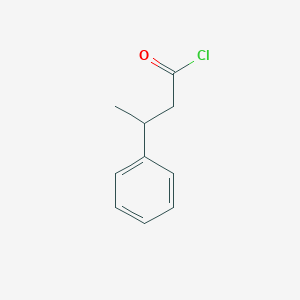Benzenepropanoyl chloride, beta-methyl- 